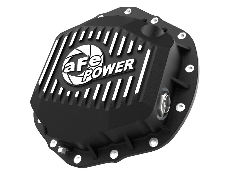 aFe Fits 2020 Chevrolet Silverado 2500 HD  Rear Differential Cover Black ; Pro