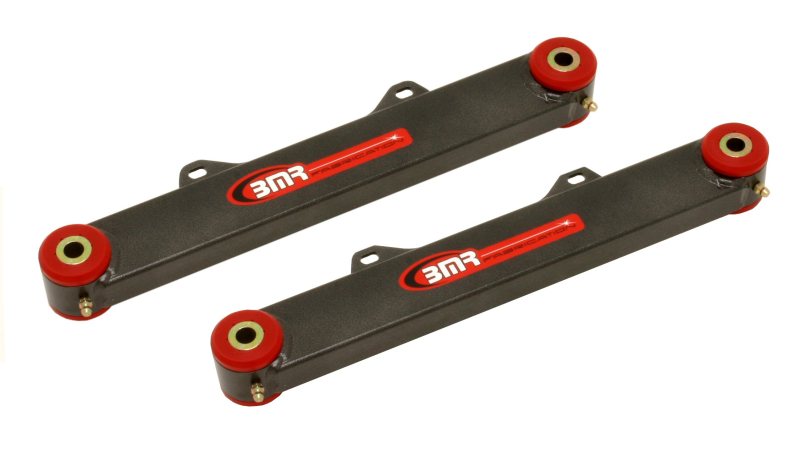 BMR Fits 10-15 5th Gen Camaro Rear Non-Adj. Toe Rods (Polyurethane) - Black