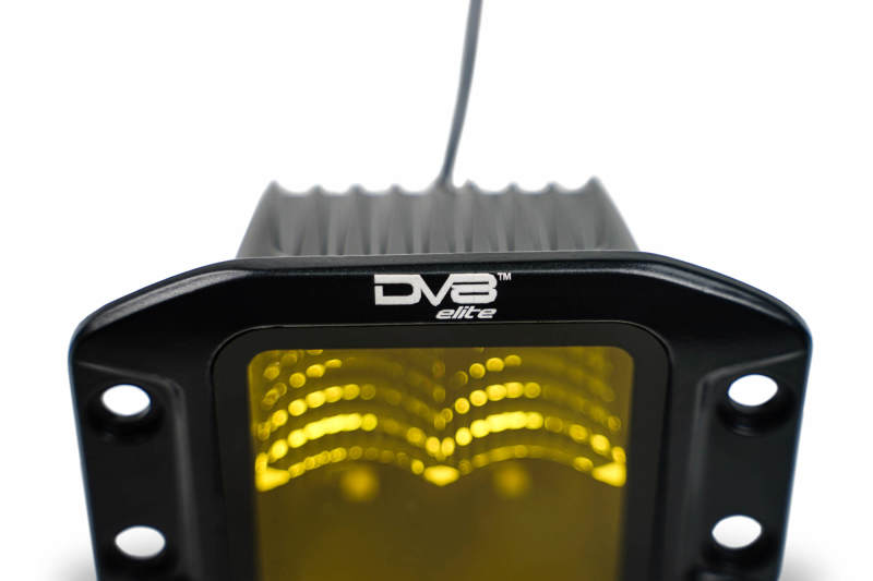 DV8 Fits 3-Inch Elite Series LED Amber Flush Mount Pod Light