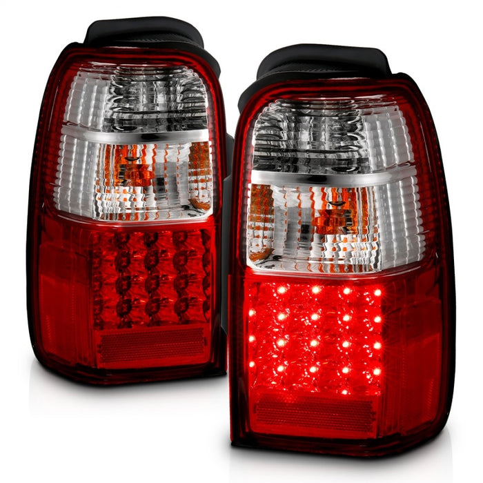 Anzo Fits 2001-2002 Toyota 4 Runner LED Taillights Red/Clear