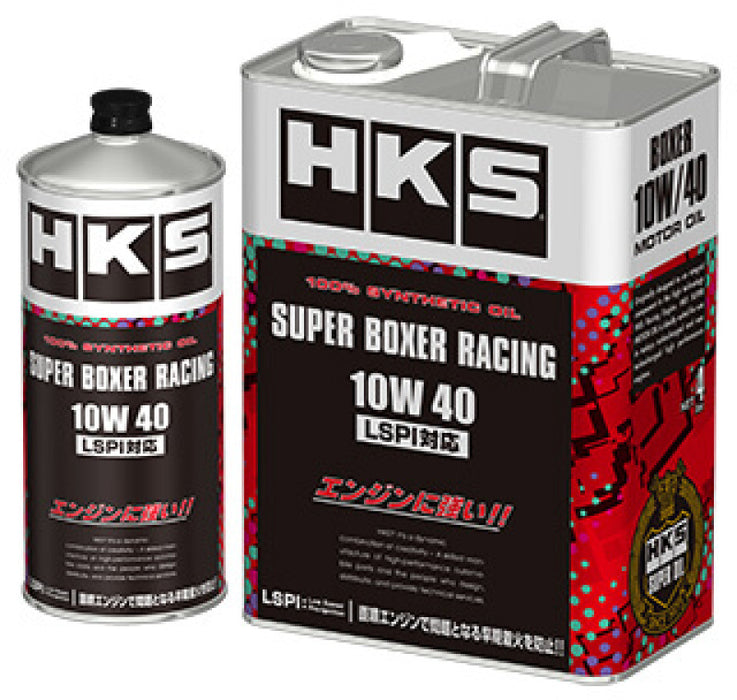 HKS Fits SUPER BOXER RACING OIL 10W-40 4L