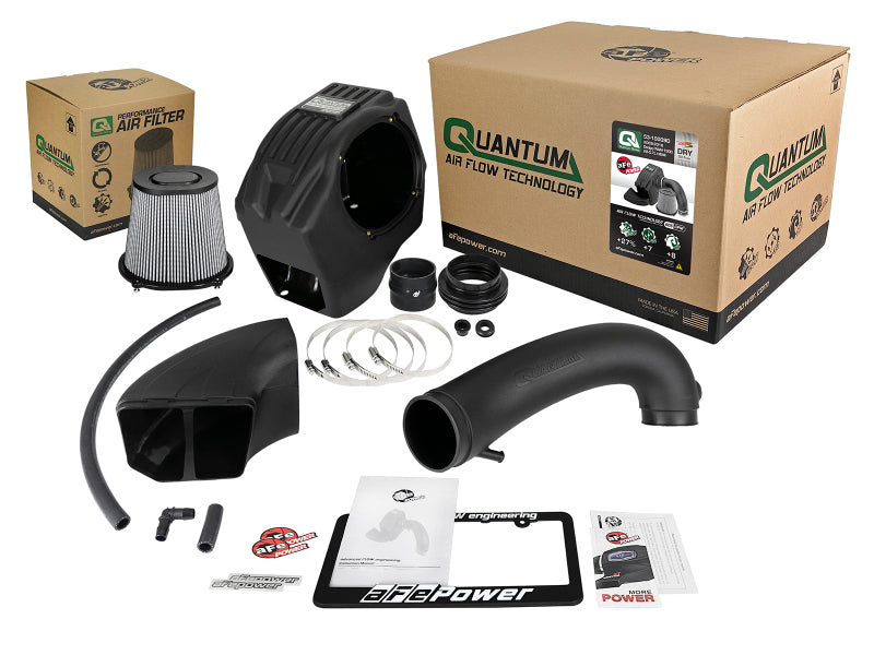 aFe Fits Quantum Cold Air Intake System W/ Pro Dry S Media 09-18 RAM 1500