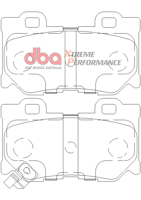 Dba Fits 2009+ Nissan 370Z XP Extreme Performance Brake Pads - Rear