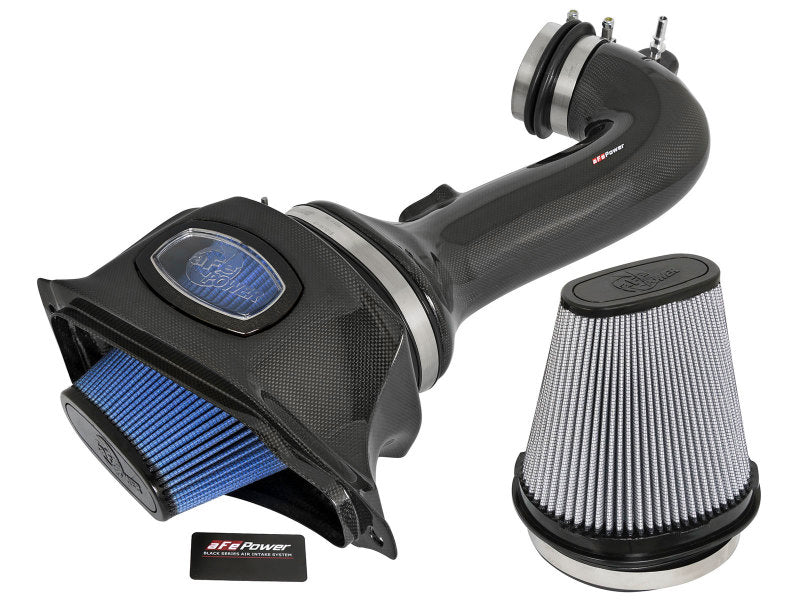 aFe Momentum Fits Carbon Fiber Cold Air Intake System PDS/P5R 15-16 Chevrolet