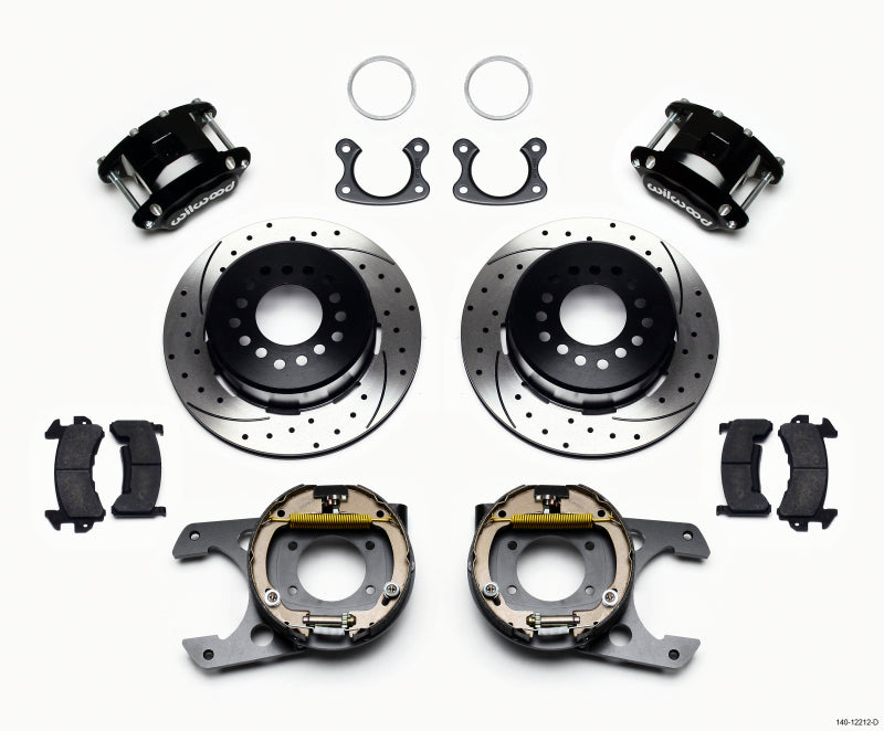 Wilwood Fits D154 P/S Park Brake Kit Drilled Small Ford 2.50in OffSet