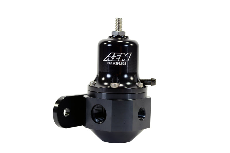 AEM Fits High Capacity Universal Black Adjustable Fuel Pressure Regulator