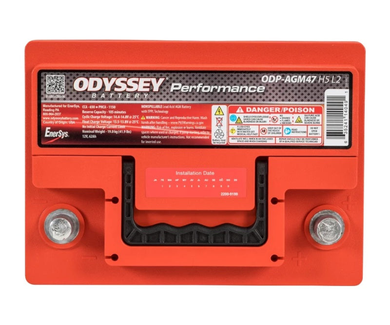 Odyssey Battery Fits Auto/Truck/Heavy Duty &amp; Commercial Performance AGM