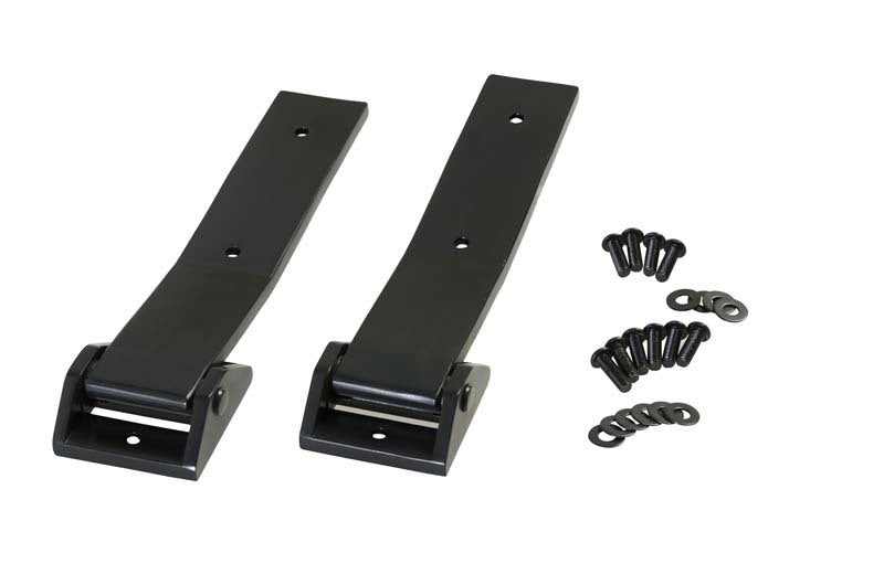 Kentrol Fits 07-18 Jeep Wrangler JK Tailgate Hinge Pair - Powdercoat Black