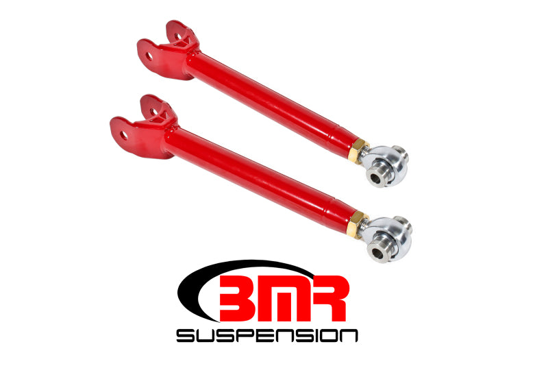 BMR 16-17 6th Gen Fits Camaro Lower Trailing Arms W/ Single Adj. Rod Ends - Red
