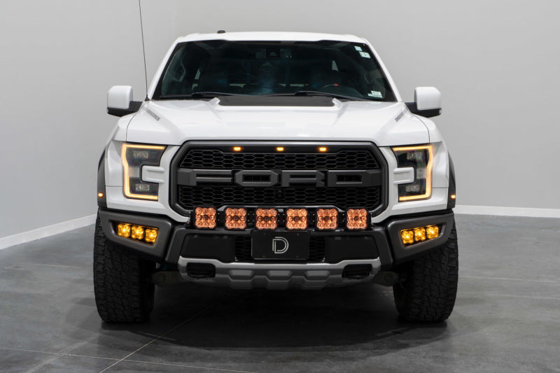 Diode Dynamics Fits 17-20 Ford Raptor SS5 Grille CrossLink Lightbar Kit - Pro