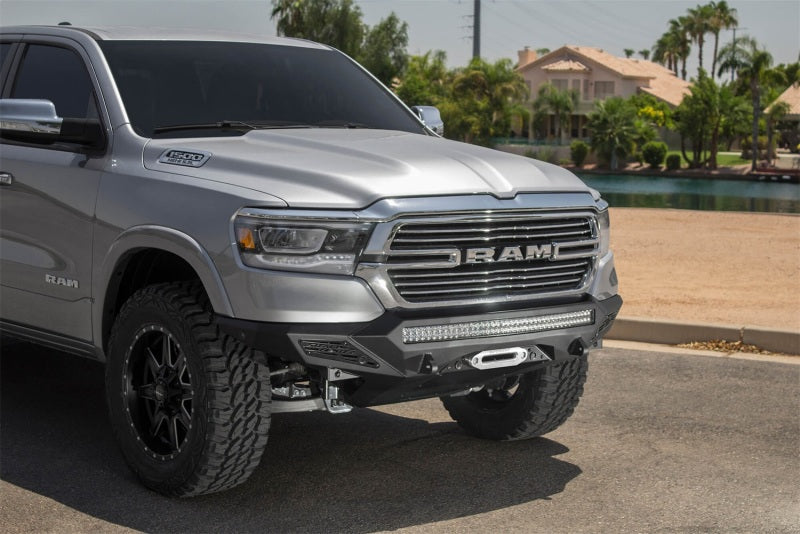 Addictive Desert Designs Fits 19 Ram 1500 Stealth Fighter Front Bumper W/ Winch