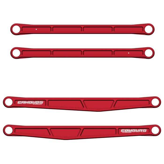 Camburg Fits Ford Raptor 21-23 KINETIK Series Rear Billet Trailing Arm Kit (Red)