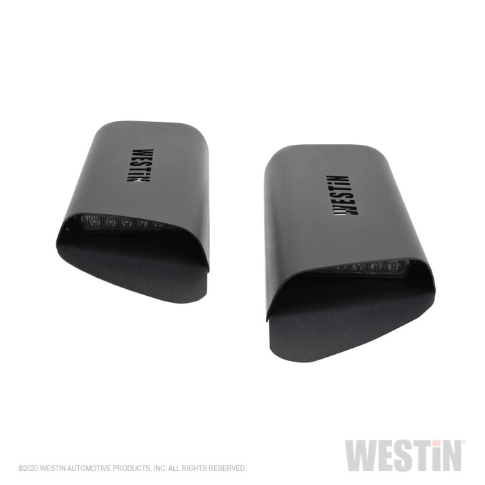 Westin Fits 18-20 Jeep Wrangler JL 2dr LED Hood Scoops - Textured Black