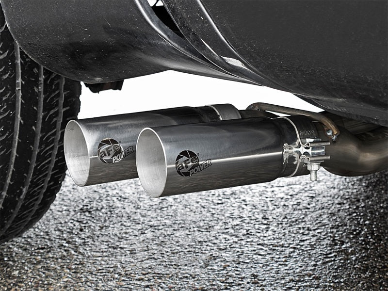 aFe Fits Rebel Series 3in SS Cat-Back Exhaust System W/ Polished Tip 04-15