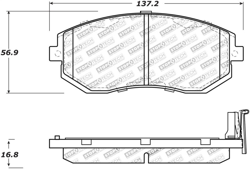 Stoptech Performance Fits 13 Scion FR-S / 13 Subaru BRZ Front Brake Pads