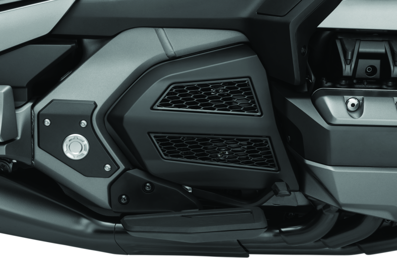 Kuryakyn Fits Omni Transmission Covers GL1800 Satin Black