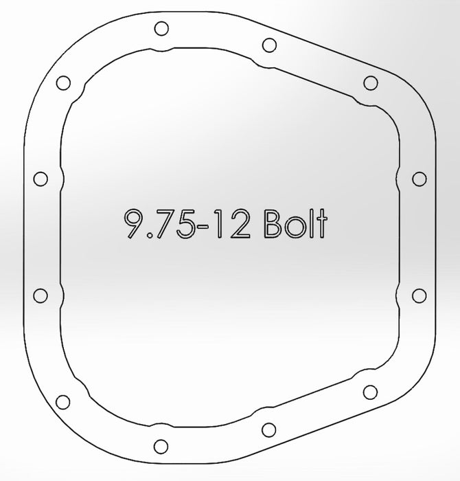 aFe Fits Power Rear Differential Cover (Machined) 12 Bolt 9.75in 11-13 Ford