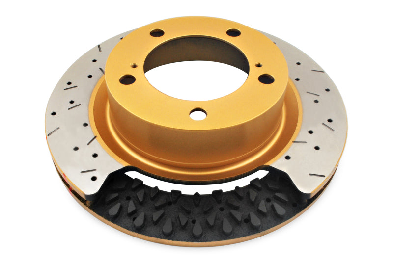 Dba Fits 07-18 Jeep Wrangler Rear 4000 Series Drilled &amp; Slotted Rotor