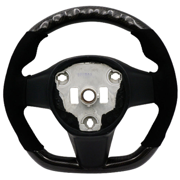 BLOX Racing Fits Tesla Model 3 And Y Carbon/Alcantara Steering Wheel Black