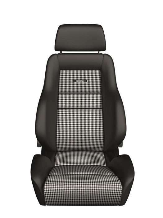 Recaro Fits Classic LS Seat - Black Leather/Pepita Fabric