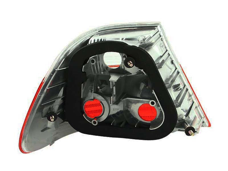 Anzo Fits 2000-2003 BMW 3 Series E46 Taillights Red/Smoke - Outer