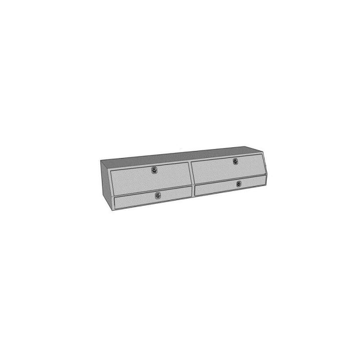 Westin/Brute Contractor TopSider Fits 90in w/ Drawers &amp; Doors - Aluminum