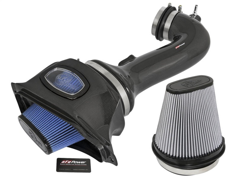 aFe Momentum Fits Carbon Fiber Cold Air Intake System PDS/P5R 15-16 Chevrolet