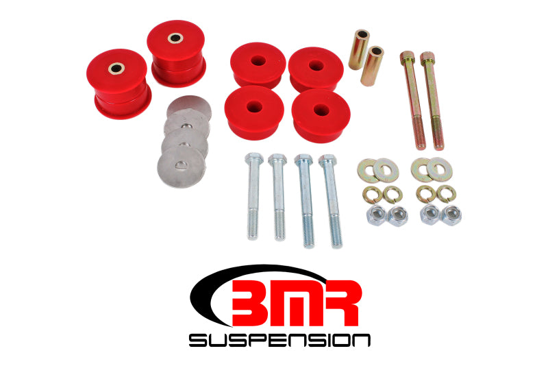 BMR Fits 15-17 S550 Mustang Differential Bushing Kit (Polyurethane) - Red