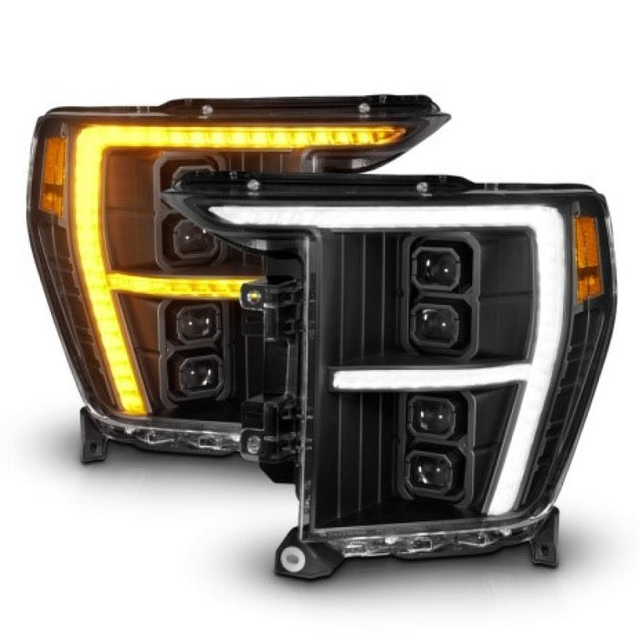 Anzo Fits 21-23 Ford F-150 (w/Factory Halogen) Z-Series Full LED Proj Headlights