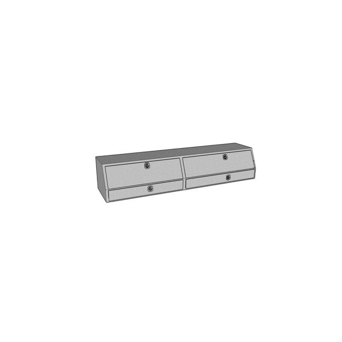 Westin/Brute Contractor TopSider Fits 96in w/ Drawers &amp; Doors - Aluminum