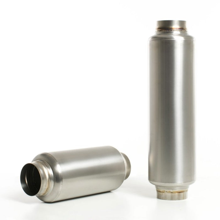 Ticon Industries Fits 12in OAL 2.5in In/Out Ultralight Titanium Muffler