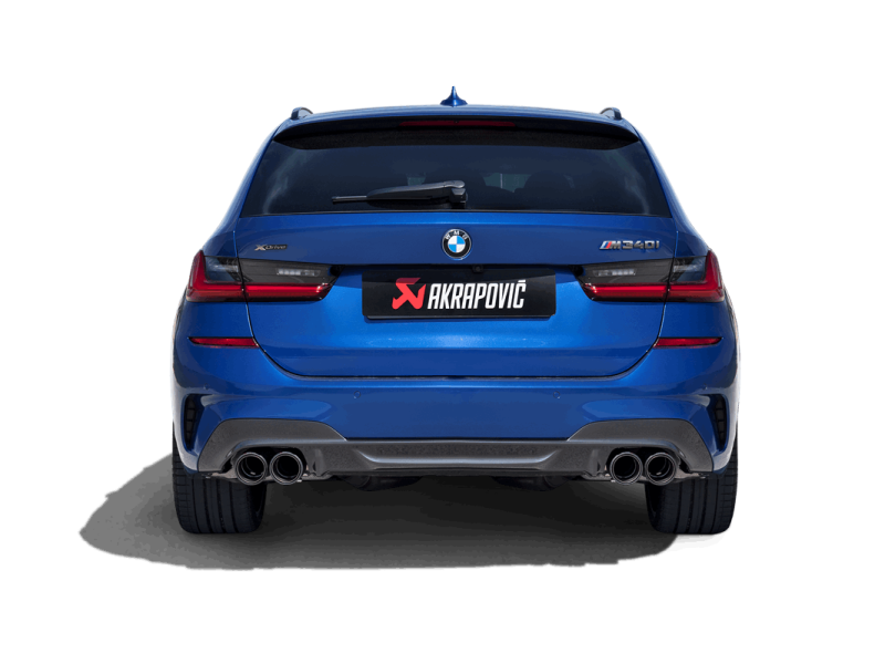 Akrapovic S-BM/T/30H Slip-On Line Exhaust For 20-24 BMW M340i