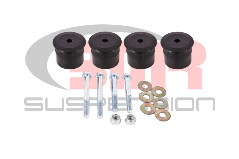 BMR Fits 15-17 S550 Mustang Differential Bushing Kit (Aluminum) - Black