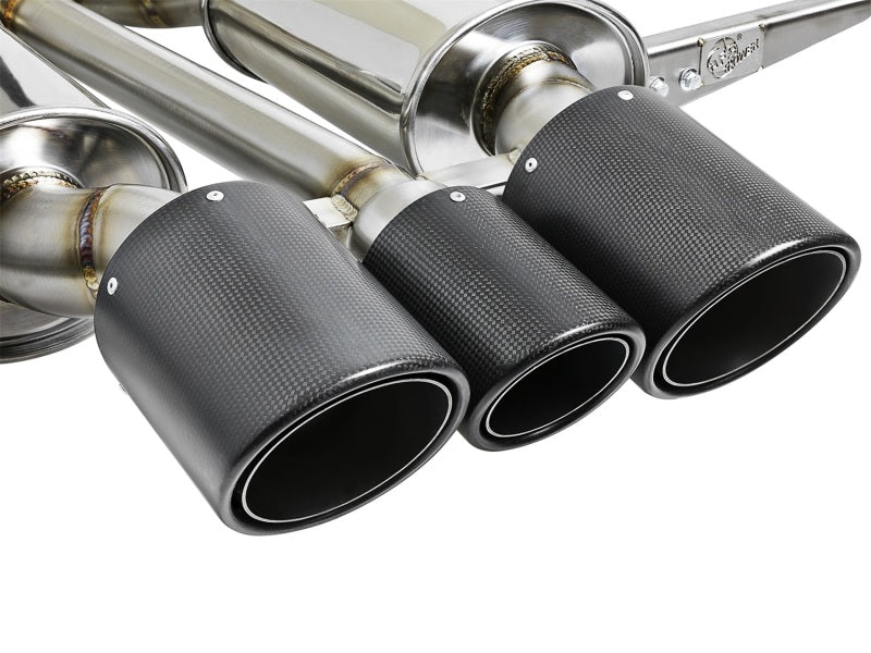 aFe POWER Takeda 2-1/2in To 2-1/4in 304SS Catback Dual-Exit Exhaust Fits 17+