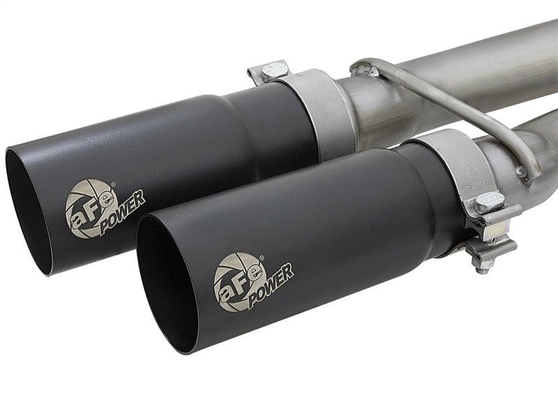 aFe POWER Fits Rebel Series 2-1/2in 409 SS Cat Back Exhaust W/ Black Tips 16-17