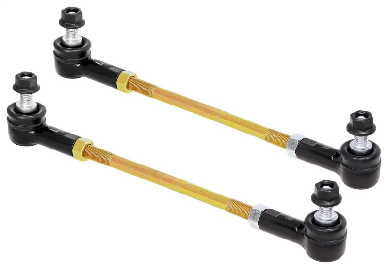 RockJock Adjustable Fits Sway Bar End Link Kit 10 1/2in Long Rods w/ Sealed Rod