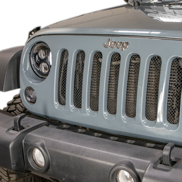 DV8 Offroad Fits 2007-2018 Jeep JK Black Mesh Grille