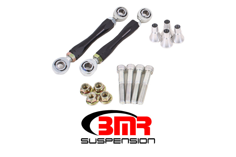 BMR Fits 08-17 Challenger Front Sway Bar End Link Kit - Black
