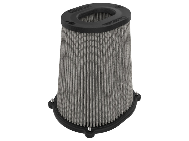 aFe Fits Quantum Pro DRY S Air Filter Inverted Top - 5.5inx4.25in Flange X 9in