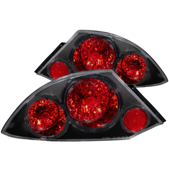 Anzo Fits 2000-2005 Mitsubishi Eclipse Taillights Black