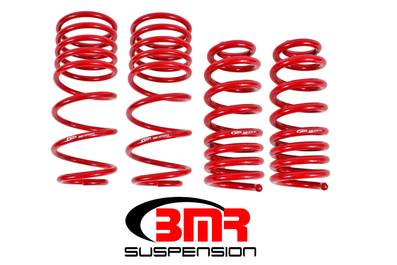BMR Fits 93-02 F-Body Handling Version Lowering Spring Kit (Set Of 4) - Red