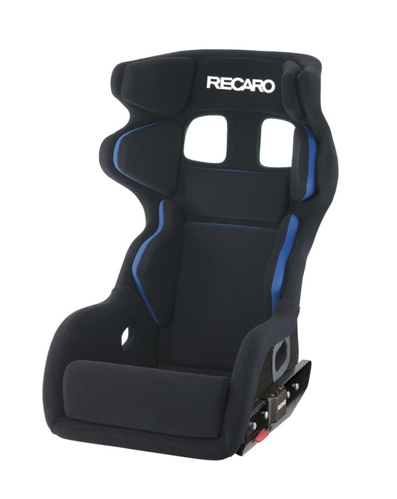 Recaro Fits P1300 GT LW Lightweight Seat - Black Velour/White Logo