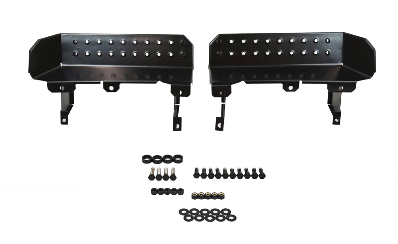 Kentrol Fits 76-95 Jeep CJ7 Wrangler YJ Side Steps Pair - Powdercoat Black