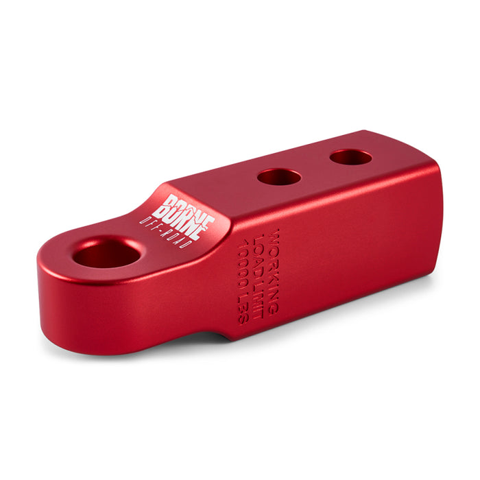 Borne Off-Road CNC Hitch Receiver Shackle Fits 2in Red