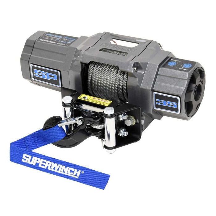 Superwinch Fits 3500 LBS 12V DC 7/32in X 40ft Steel Rope Roller Fairlead SP 35