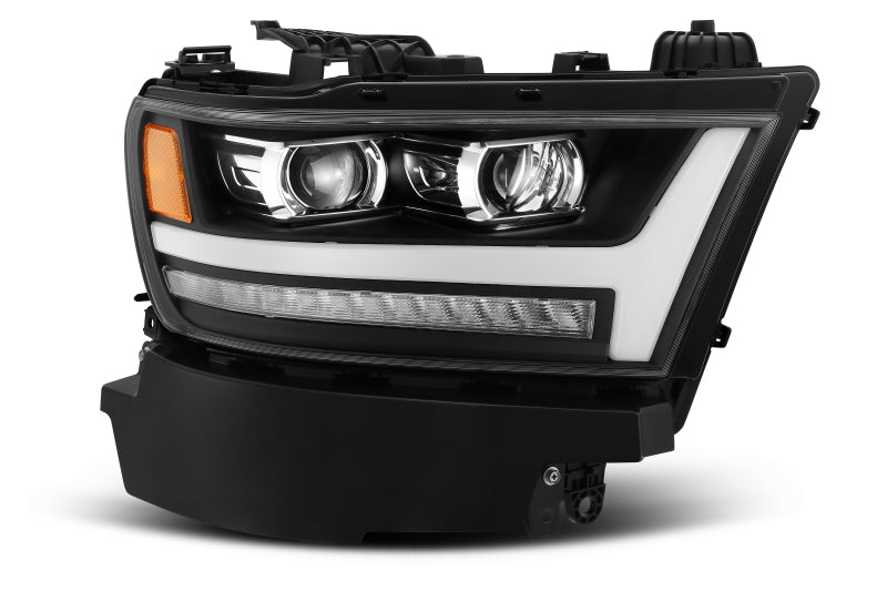 AlphaRex Fits 19-20 Ram 1500HD PRO-Series Proj Headlight Plnk Style Blk W/activ