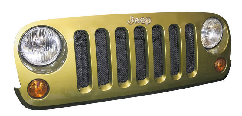 DV8 Offroad Fits 2007-2018 Jeep JK Black Mesh Grille