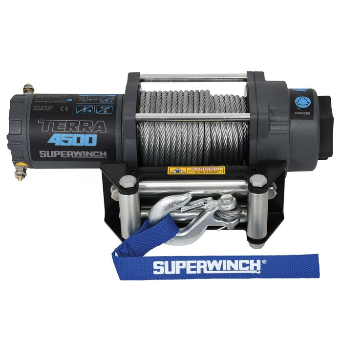 Superwinch Fits 4500 LBS 12V DC 15/64in X 50ft Steel Rope Terra 4500 Winch -