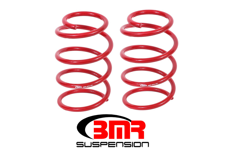 BMR 05-14 Fits S197 Mustang GT Front Performance Version Lowering Springs - Red