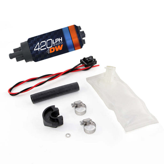 Deatschwerks DW420 Series 420lph In-Tank Fuel Pump w/ Install Kit For 94-02